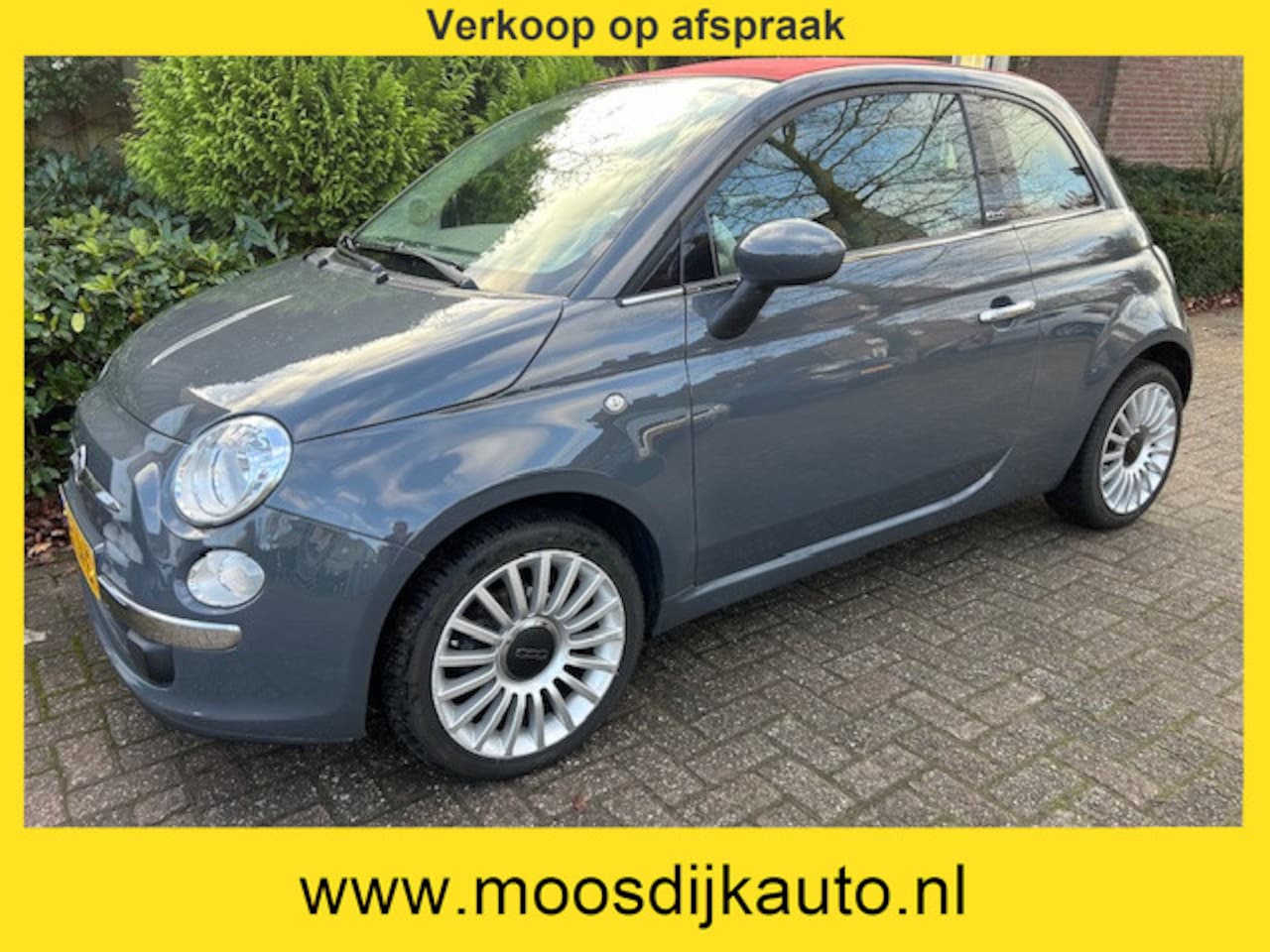 Fiat 500 C - 1.2 Lounge Automaat/ Orig NL Auto/ airco/ met NAP / Nw-APK/ Verkoop alleen op afspraak 06- - AutoWereld.nl