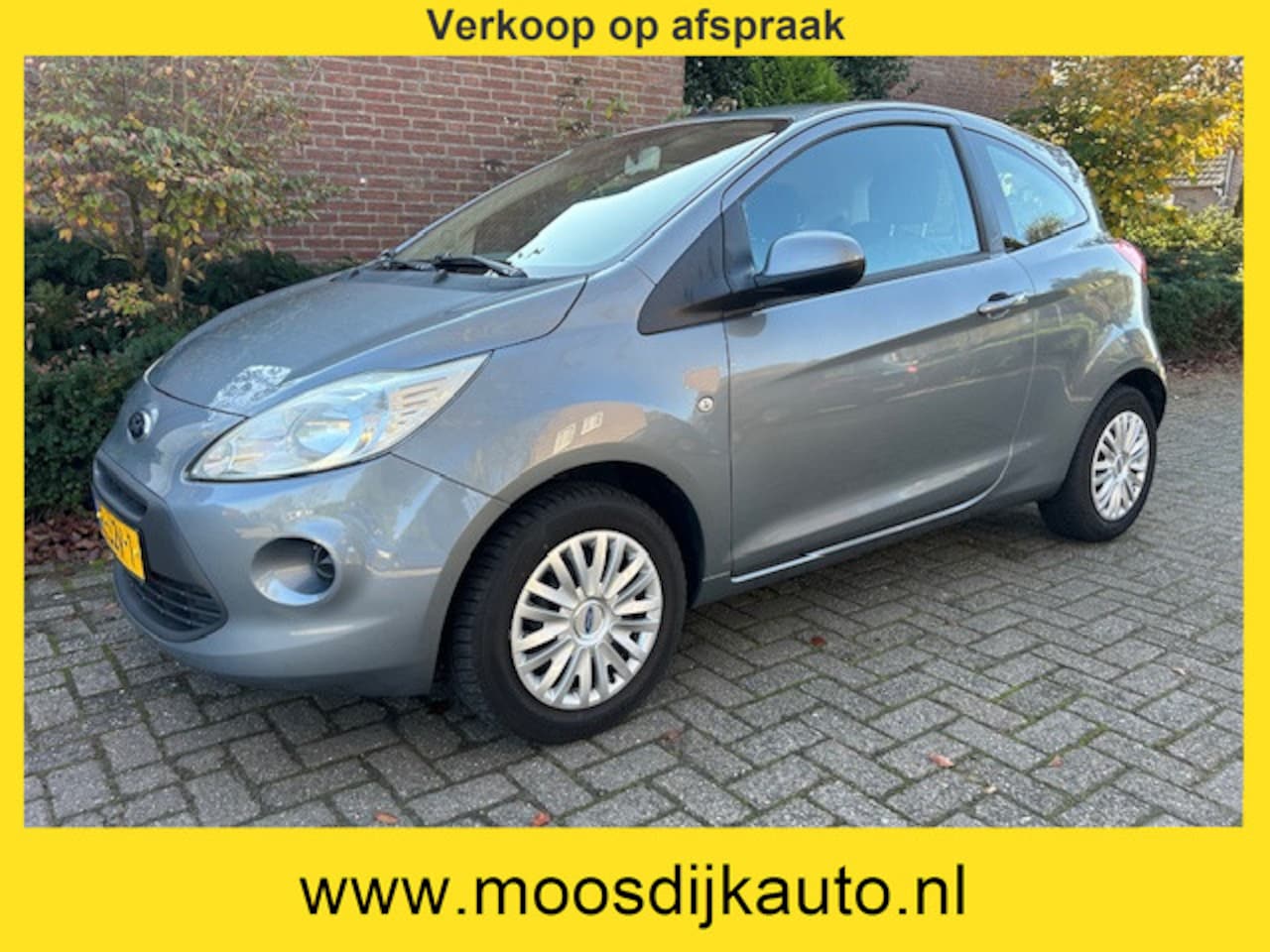 Ford Ka - 1.2 Cool & Sound start/stop Orig NL auto/ Airco/ met NAP/ Nw-APK/ Verkoop alleen op afspra - AutoWereld.nl