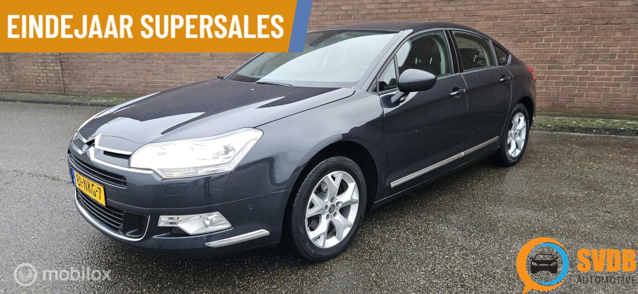 Citroën C5 - 1.6 THP 157pk/6bak/leder-stof/navi/clima/pdc/trek - AutoWereld.nl