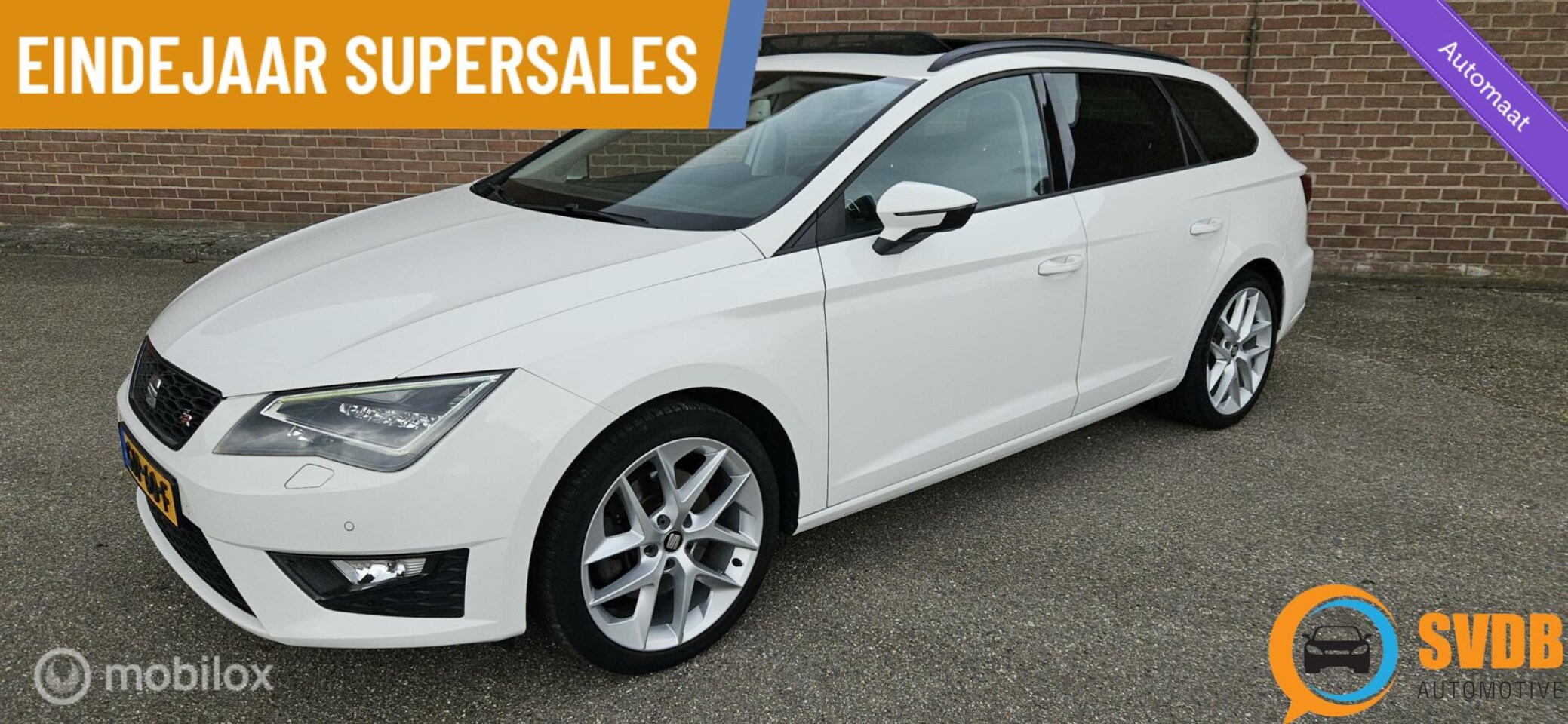 Seat Leon ST - 1.8 TSI FR Connect autom/panodak/180pk/pdc/trekh - AutoWereld.nl