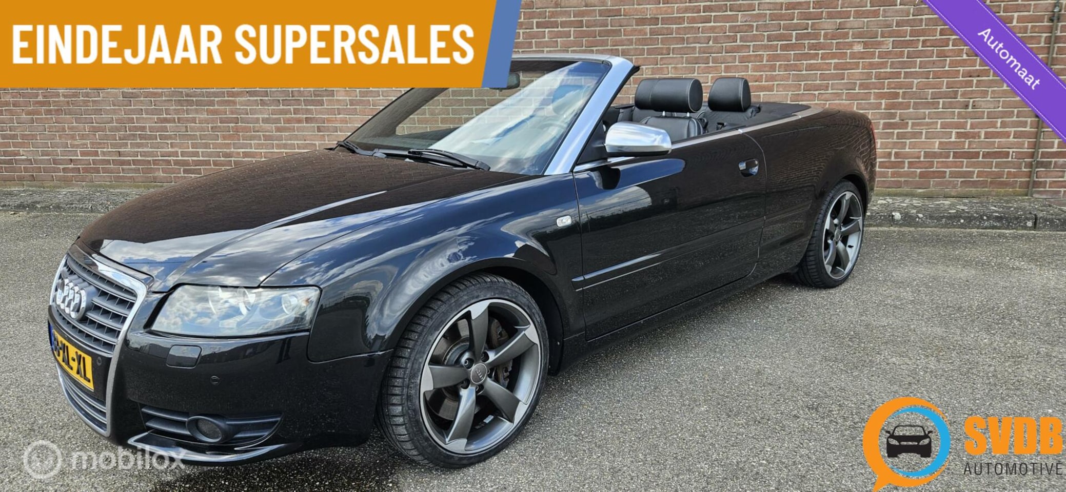 Audi S4 - 4.2 V8 S4 cabrio pro-line quattro/autom/345pk/leder. - AutoWereld.nl