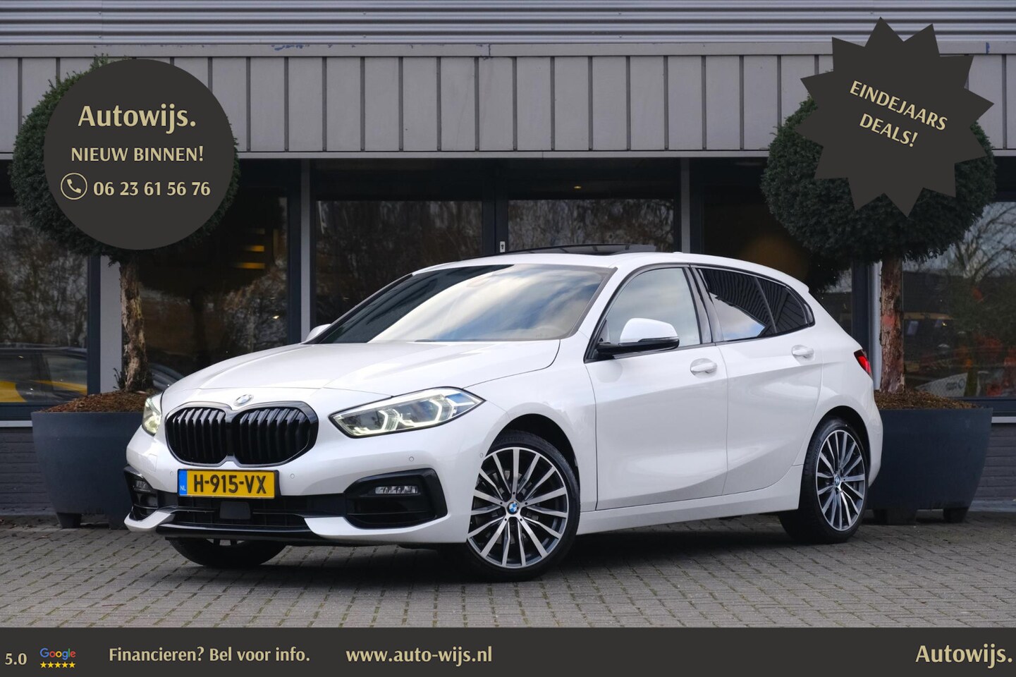 BMW 1-serie - 118i High Executive Edition|Leder|Pano|Trekhaak|Camera - AutoWereld.nl