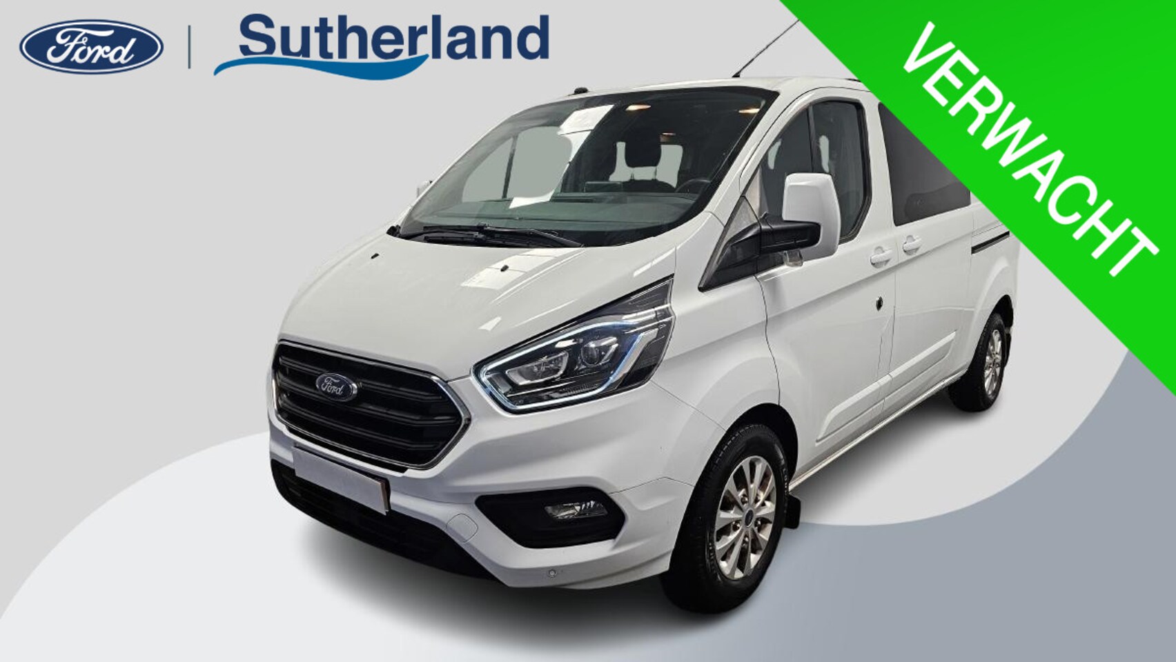 Ford Transit Custom - 340 2.0 TDCI L2H1 Limted | 170pk Automaat | Dubbele Cabine | DC | Dubbele Schuifdeur incl. - AutoWereld.nl