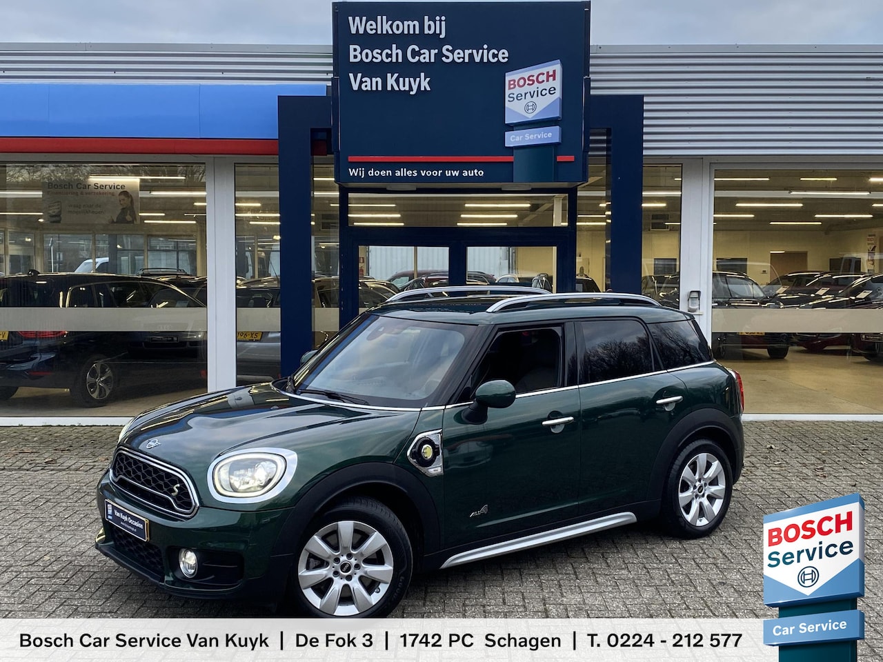 MINI Countryman - 2.0 Cooper S E ALL4 / 224 Pk / Automaat / NL-Auto / 1-Ste Eigenaar / Keyless / Vol-Leder / - AutoWereld.nl