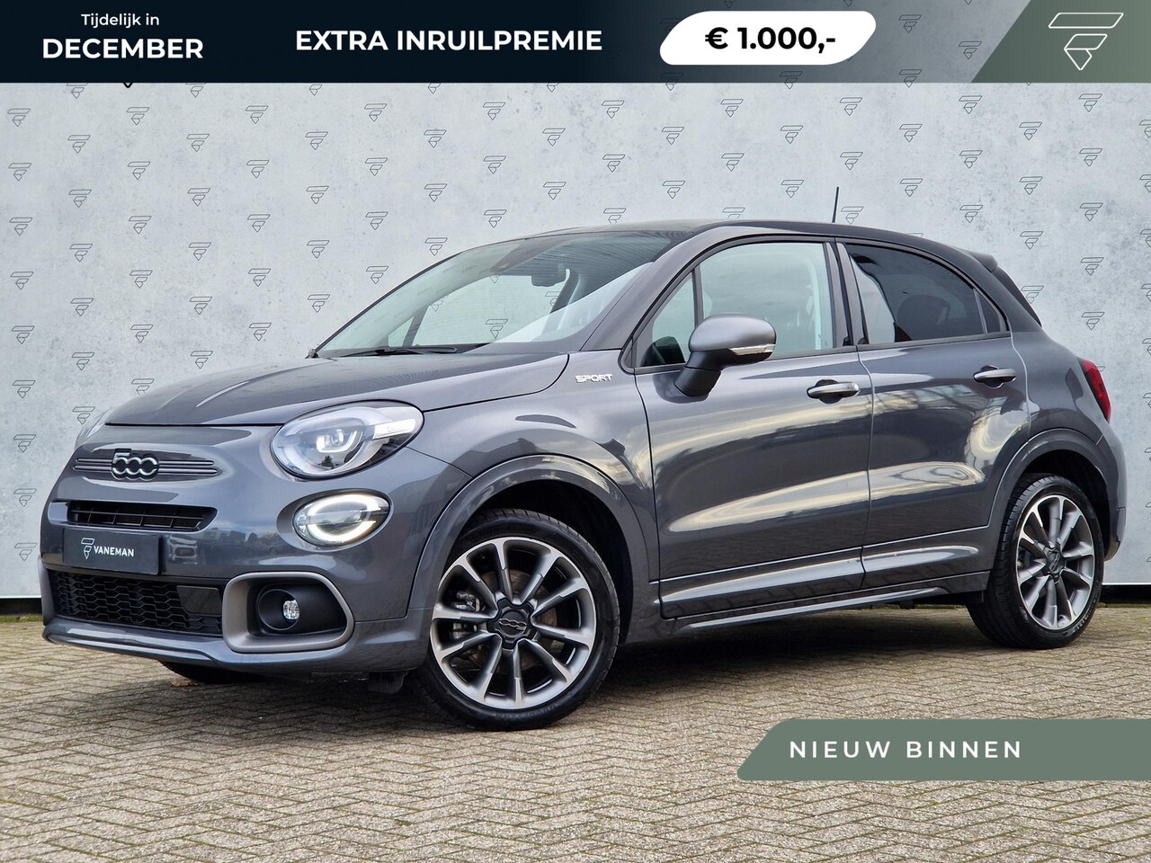 Fiat 500 X - 1.5 Hybrid Sport Automaat | Camera | Navi | | PDC | Navi | LED | DAB | Apple Carplay/Andro - AutoWereld.nl