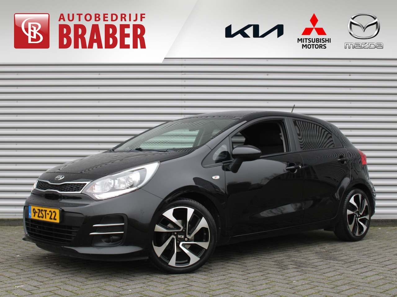 Kia Rio - 1.2 CVVT DynamicLine | 17" LM | Airco | Cruise | Navi | Camera | - AutoWereld.nl