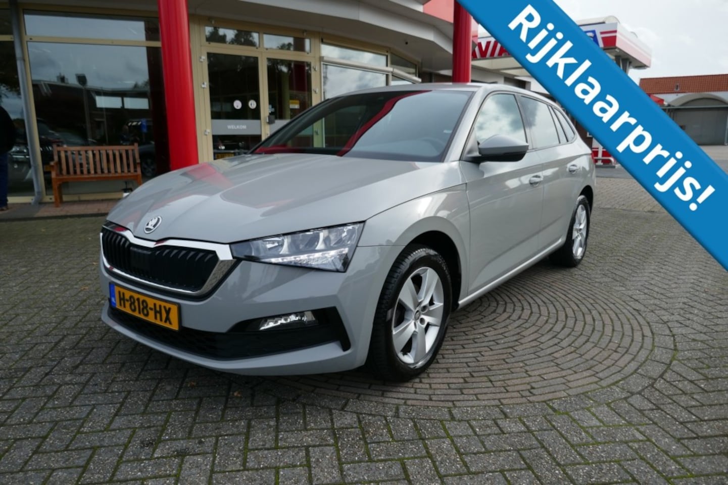 Skoda Scala - 1.0 TSI SPORT BUSINESS   TREKHAAK ORIGINEEL/INKLAPBBAR - AutoWereld.nl