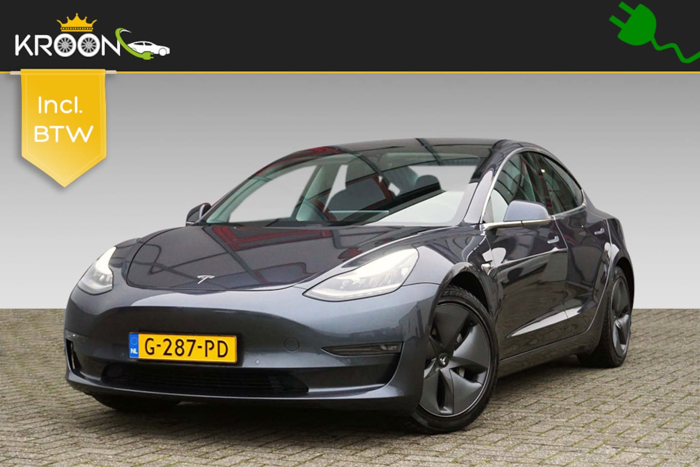 Tesla Model 3 - Long Range RWD Long Range AWD 75kWh Trekhaak Autopilot - AutoWereld.nl