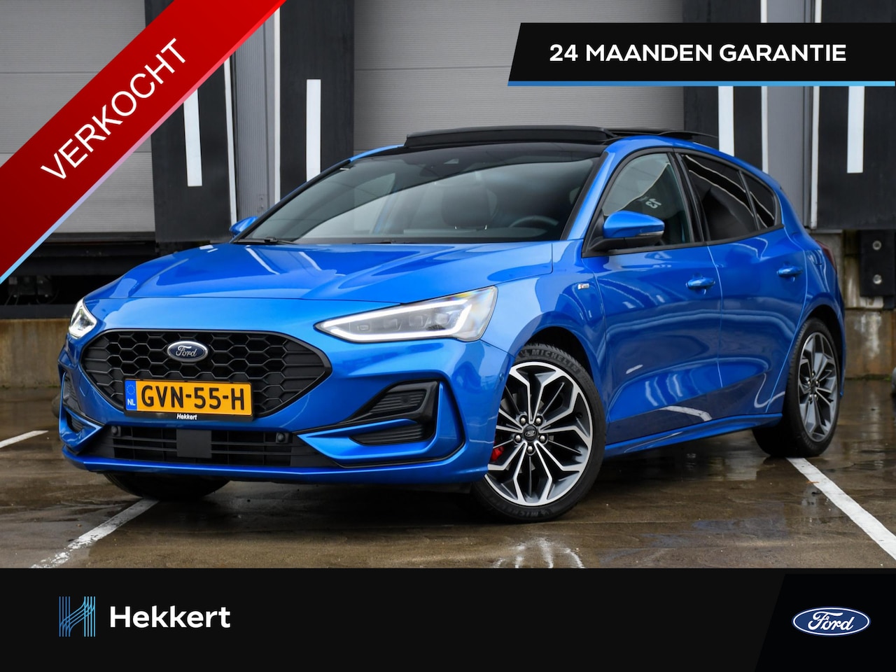 Ford Focus - ST Line X 1.0 EcoBoost Hybrid 155pk Automaat SCHUIF-DAK | 18''LM | LED | B&O | BLIS | WINT - AutoWereld.nl