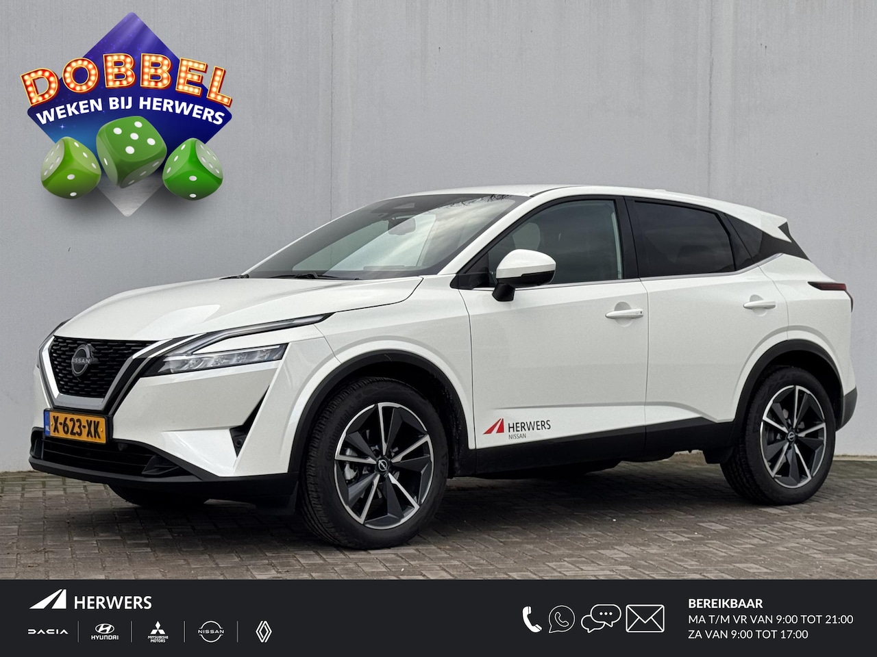 Nissan Qashqai - 1.3 MHEV Xtronic Tekna / Automaat / Navigatie / Climate Control / Adaptive Cruise Control - AutoWereld.nl