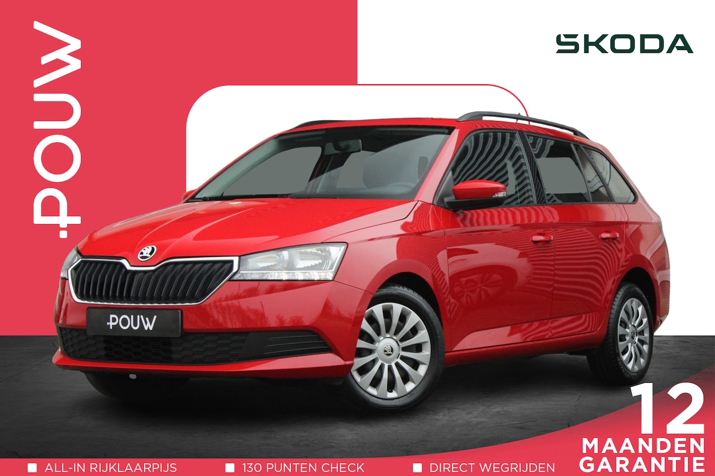 Skoda Fabia Combi - 1.0 TSI 95pk Active | Airco | Bluetooth | Cruise Control - AutoWereld.nl