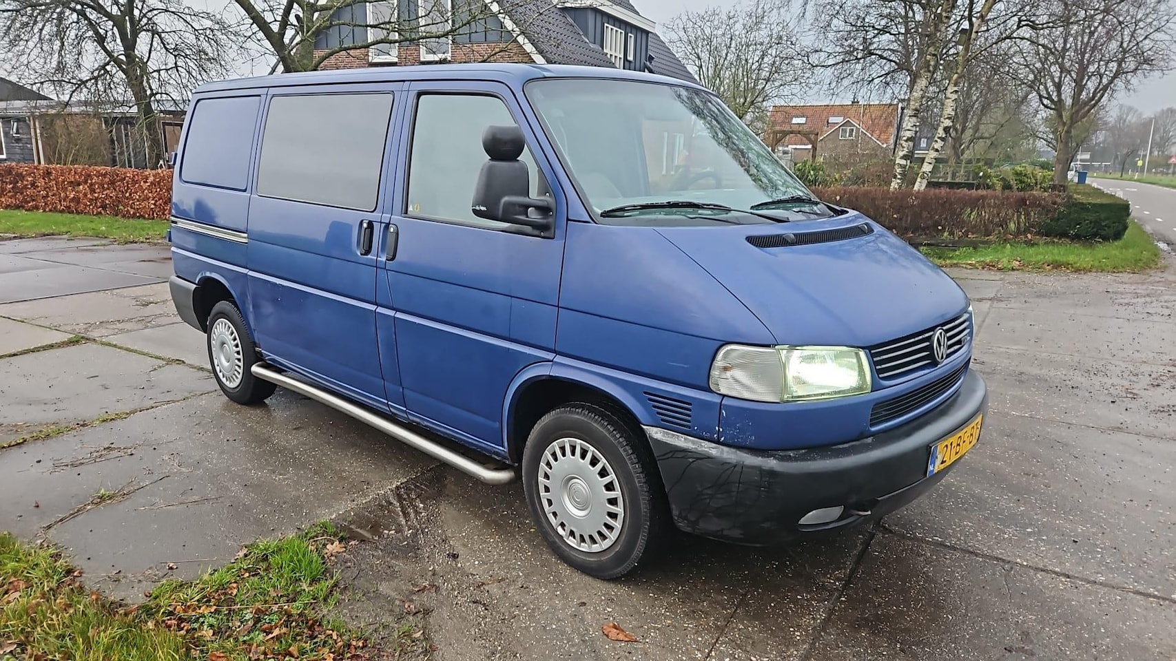 Volkswagen Transporter - 2.5 TDI 292/ airco/ dubbelcabine/ wijsneus/ bj 2002 - AutoWereld.nl