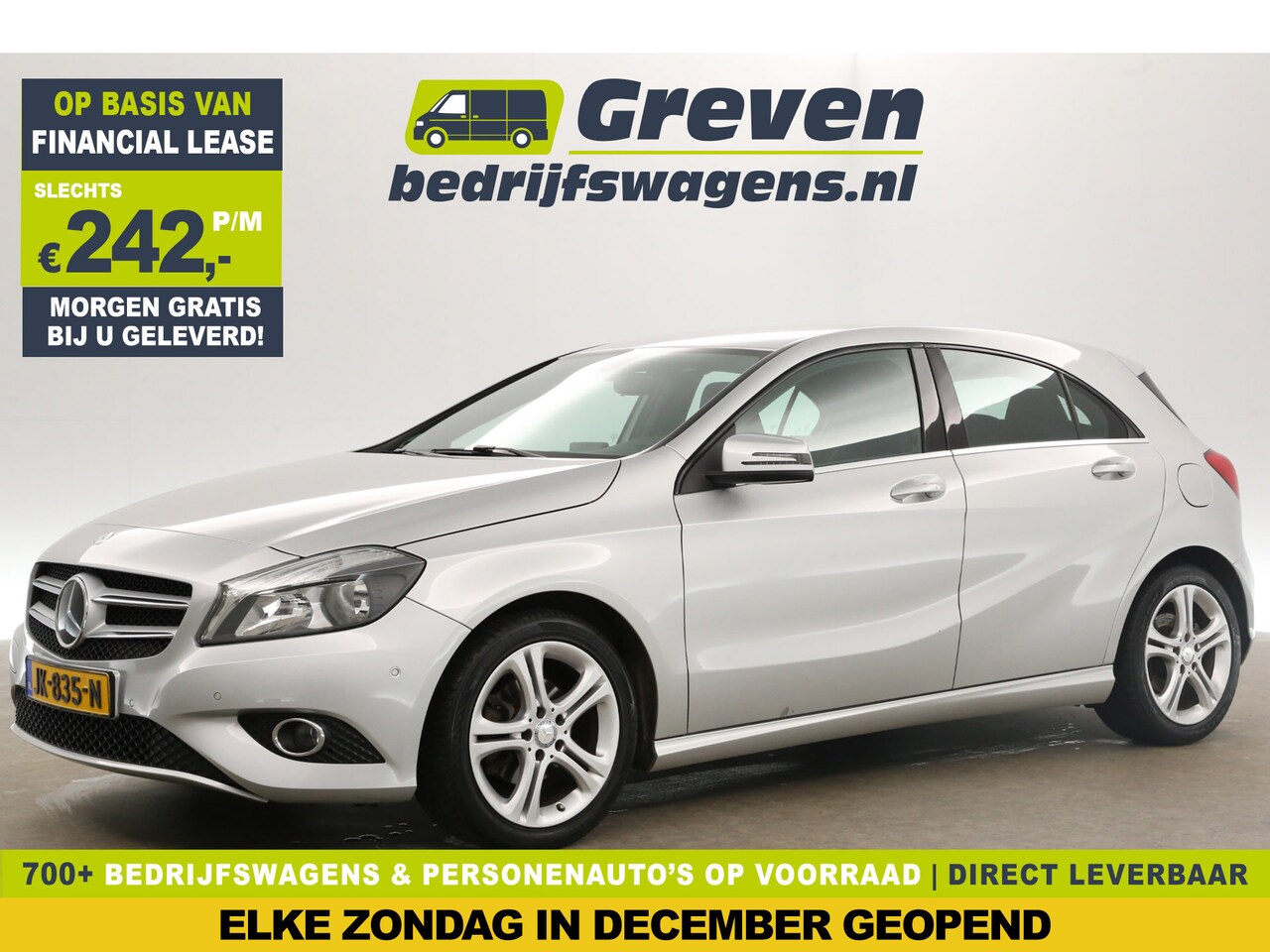 Mercedes-Benz A-klasse - 180 AMG Airco Navigatie PDC Stoelverwarming 17"LMV - AutoWereld.nl