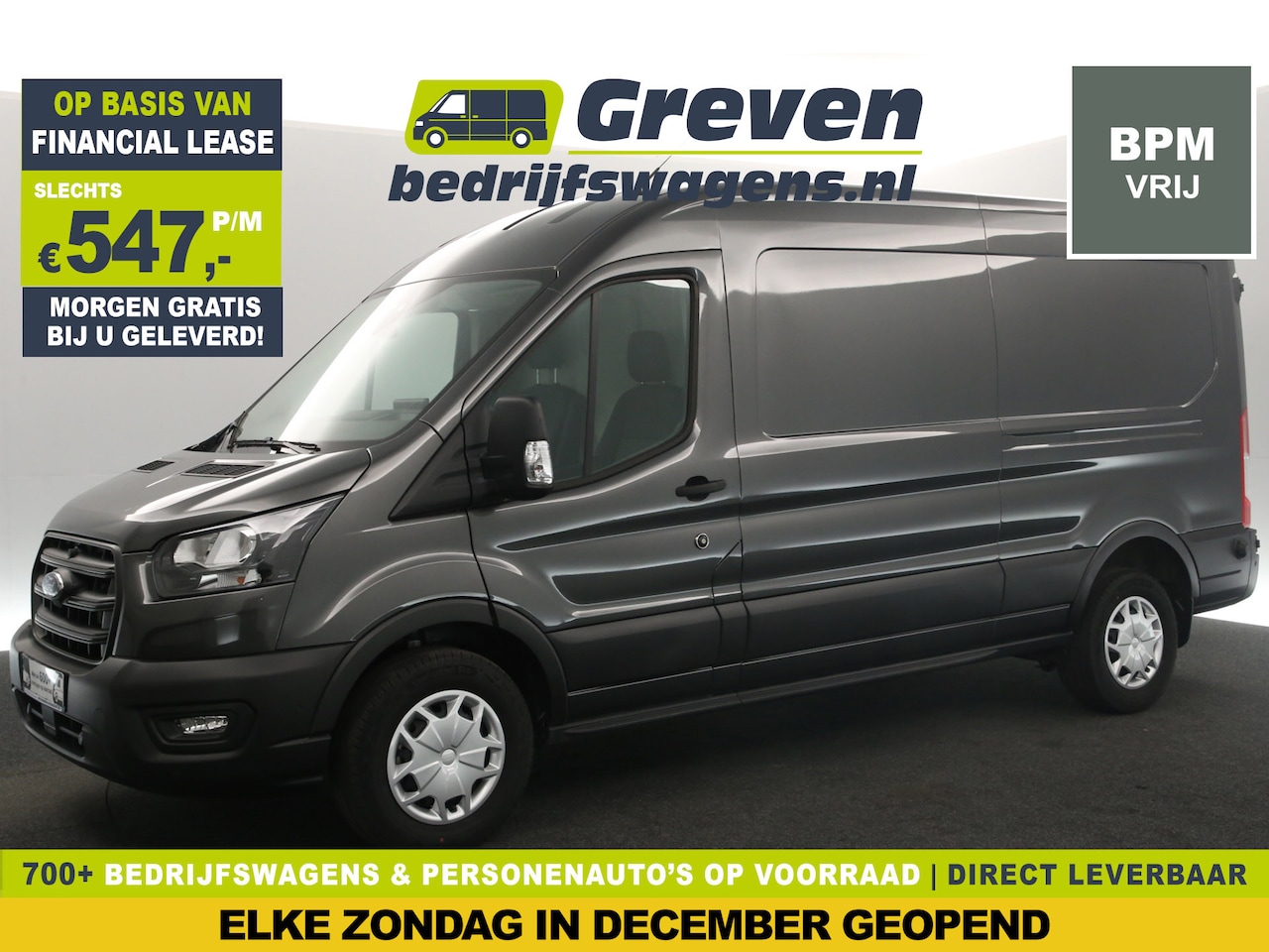 Ford Transit - 350 2.0 TDCI L3H2 Trend NIEUW | 130PK | BPM Vrij | Airco Carplay Camera Cruise Navigatie P - AutoWereld.nl