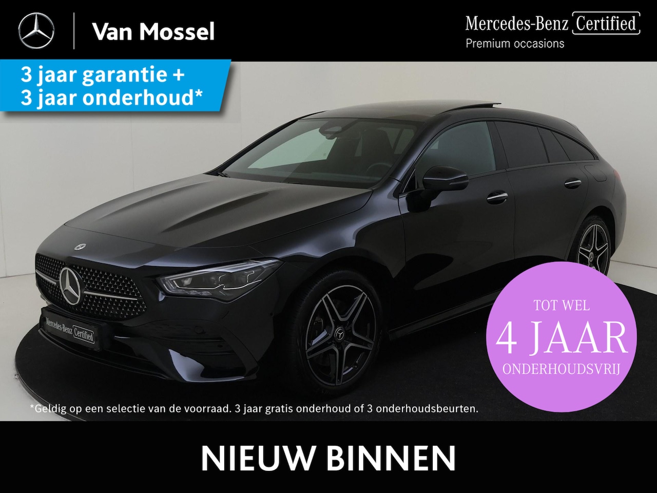 Mercedes-Benz CLA-klasse Shooting Brake - 250 e AMG Line / Stoelverwarming / Achteruitrijcamera / Panaroma-schuifdak / Night-Pakket - AutoWereld.nl