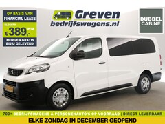 Peugeot Expert - 2.0 BlueHDI L3H1 Automaat Dubbele Cabine 6 Persoons Airco Camera Cruise Carplay PDC Elektr