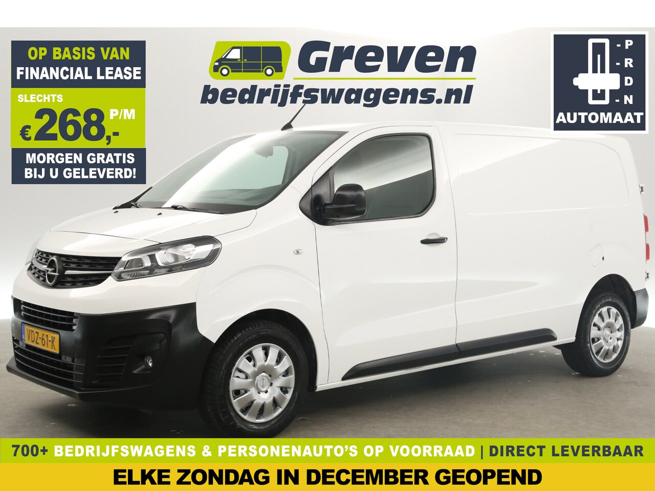 Opel Vivaro - 2.0 CDTI L2H1 177PK Automaat Airco 360Camera Cruise Carplay PDC Navi Trekhaak - AutoWereld.nl