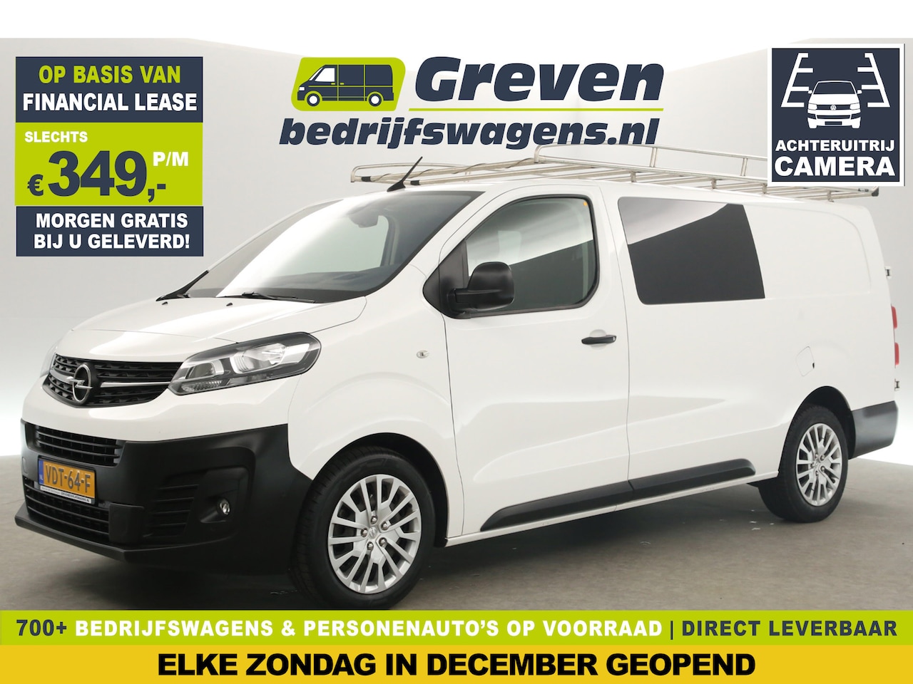 Opel Vivaro - 2.0 CDTI L3H1 | Dubbele Cabine | 6 Persoons | 360Camera Airco Head-up Cruise PDC Navi Impe - AutoWereld.nl