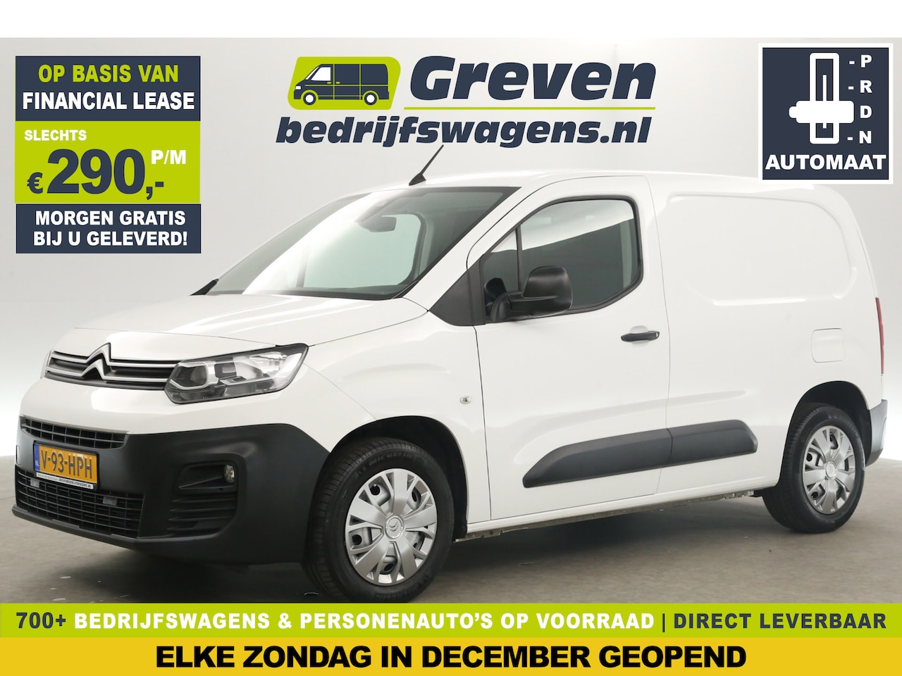 Citroën Berlingo - 1.5 BlueHDI L1H1 | BENZINE | 131PK Automaat Airco Cruisecontrol PDC Bluetooth Schuifdeur - AutoWereld.nl