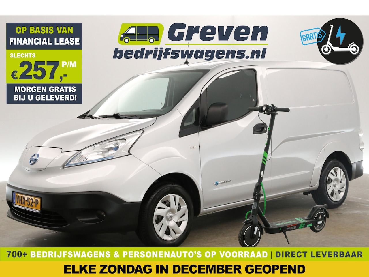 Nissan e-NV200 - Optima 40 kWh L1H1 Gratis E-Step! | Elektrisch Automaat Airco Cruise Camera Elektrpakket - AutoWereld.nl