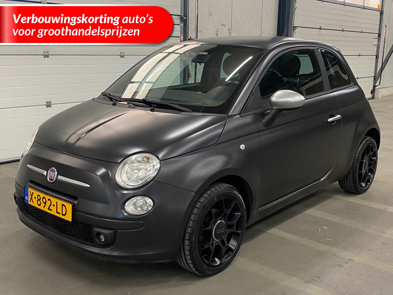 Fiat 500 - 1.2 Lounge Black Edition|Airco|126000KM| - AutoWereld.nl