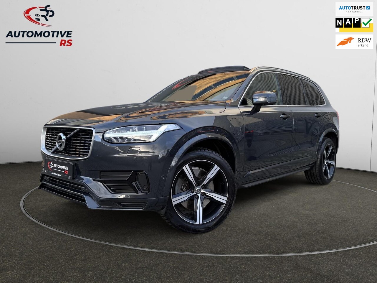 Volvo XC90 - 2.0 T8 Twin Engine AWD Inscription 7 zits Pano, HUD, Rdesign Carbon - AutoWereld.nl