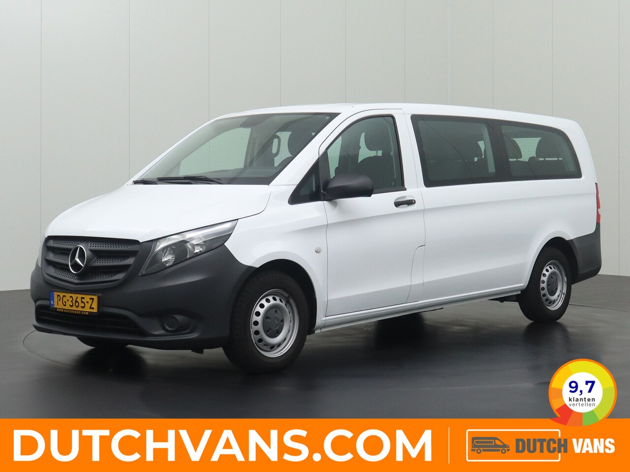 Mercedes-Benz Vito - 9-Persoons Personenbus | Kombi extra Lang | | Airco | 2-2-2-3 Bestoeling - AutoWereld.nl