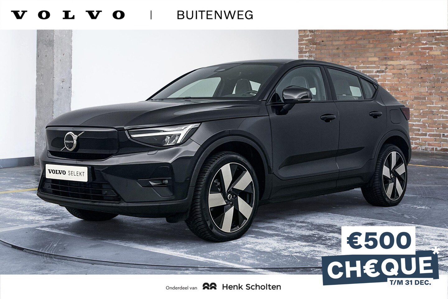 Volvo C40 - Single Motor Extended Range Ultimate 82 kWh | 20" Lichtmetalen Wielen | Extra Getint Glas - AutoWereld.nl