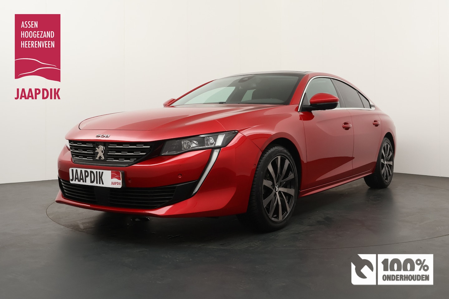 Peugeot 508 - BWJ 2019 1.6 181 PK Blue Lease Allure AUTOMAAT / PANORAMADAK / APPLE CARPLAY / ANDROID AUT - AutoWereld.nl