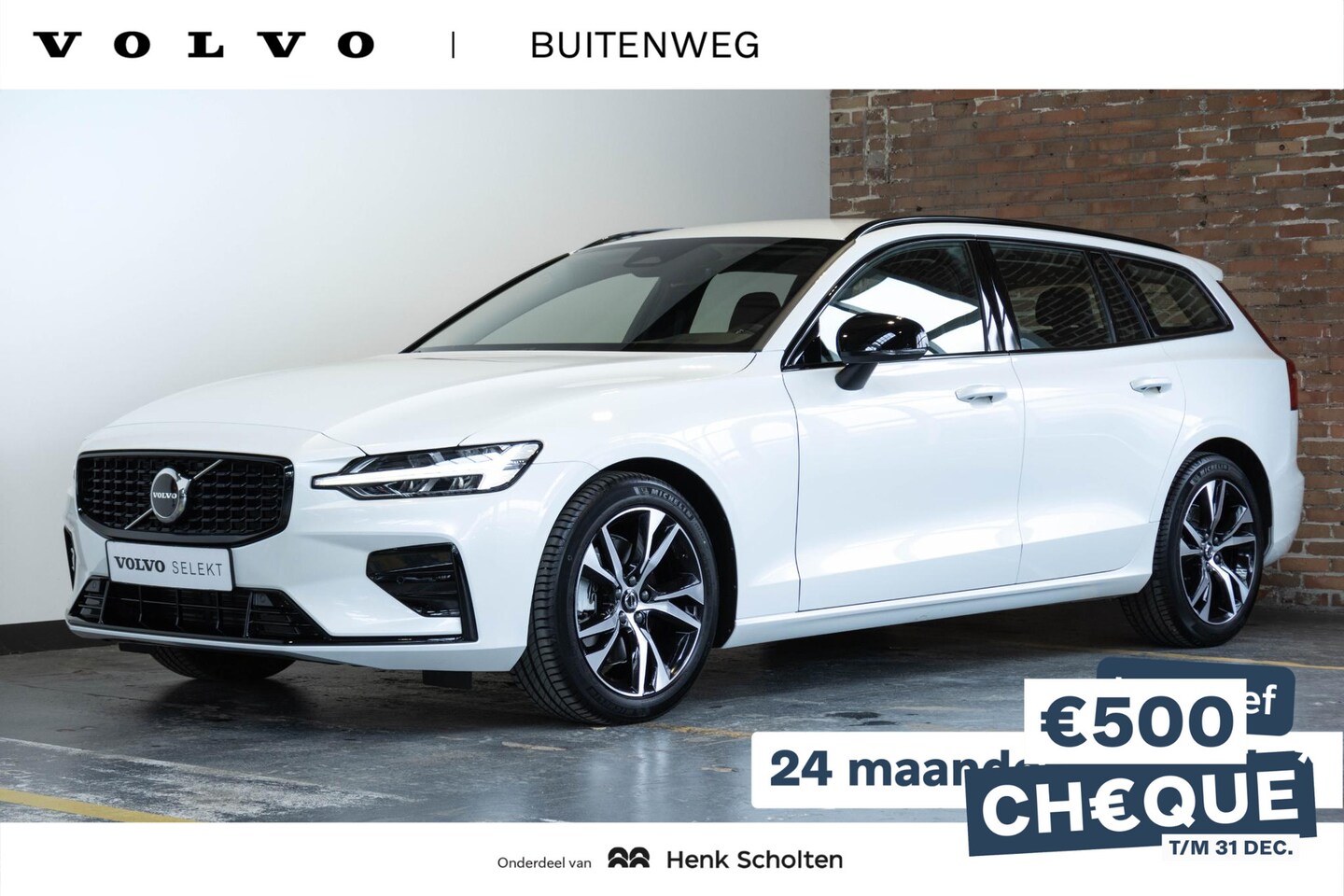 Volvo V60 - B4 Automaat Plus Dark | Elektrisch verstelbare stoelen | Wegklapbare trekhaak | Stuurverwa - AutoWereld.nl