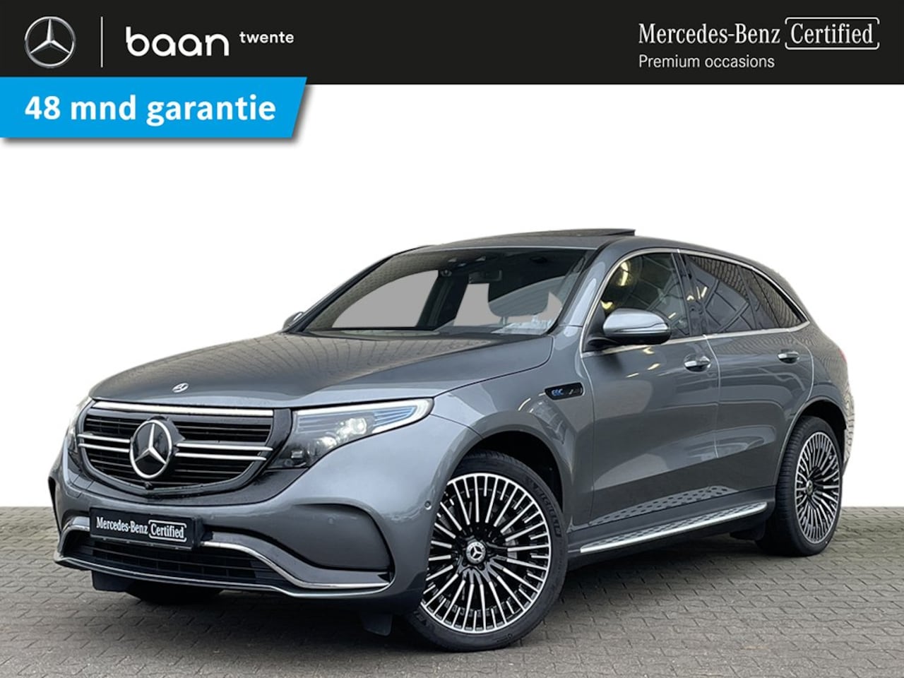 Mercedes-Benz EQC - 400 4-Matic AMG-Line | Trekhaak | Schuifdak | Rij-assistentiepakket | Apple Carplay - AutoWereld.nl