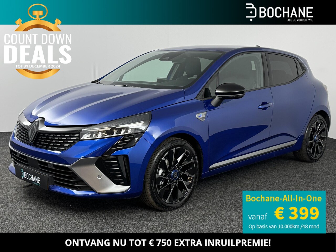 Renault Clio - 1.6 E-Tech Full Hybrid 145 Esprit Alpine | Navi 9,3" | Clima | Cruise | LM velgen 17" | Ap - AutoWereld.nl