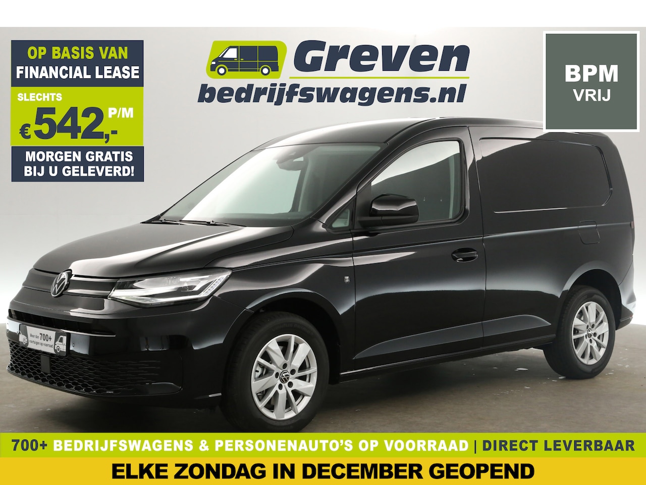 Volkswagen Caddy - 2.0 TDI Style 122PK L1H1 | BPM Vrij | Automaat Clima Camera Carplay Cruise Virtual LED Nav - AutoWereld.nl