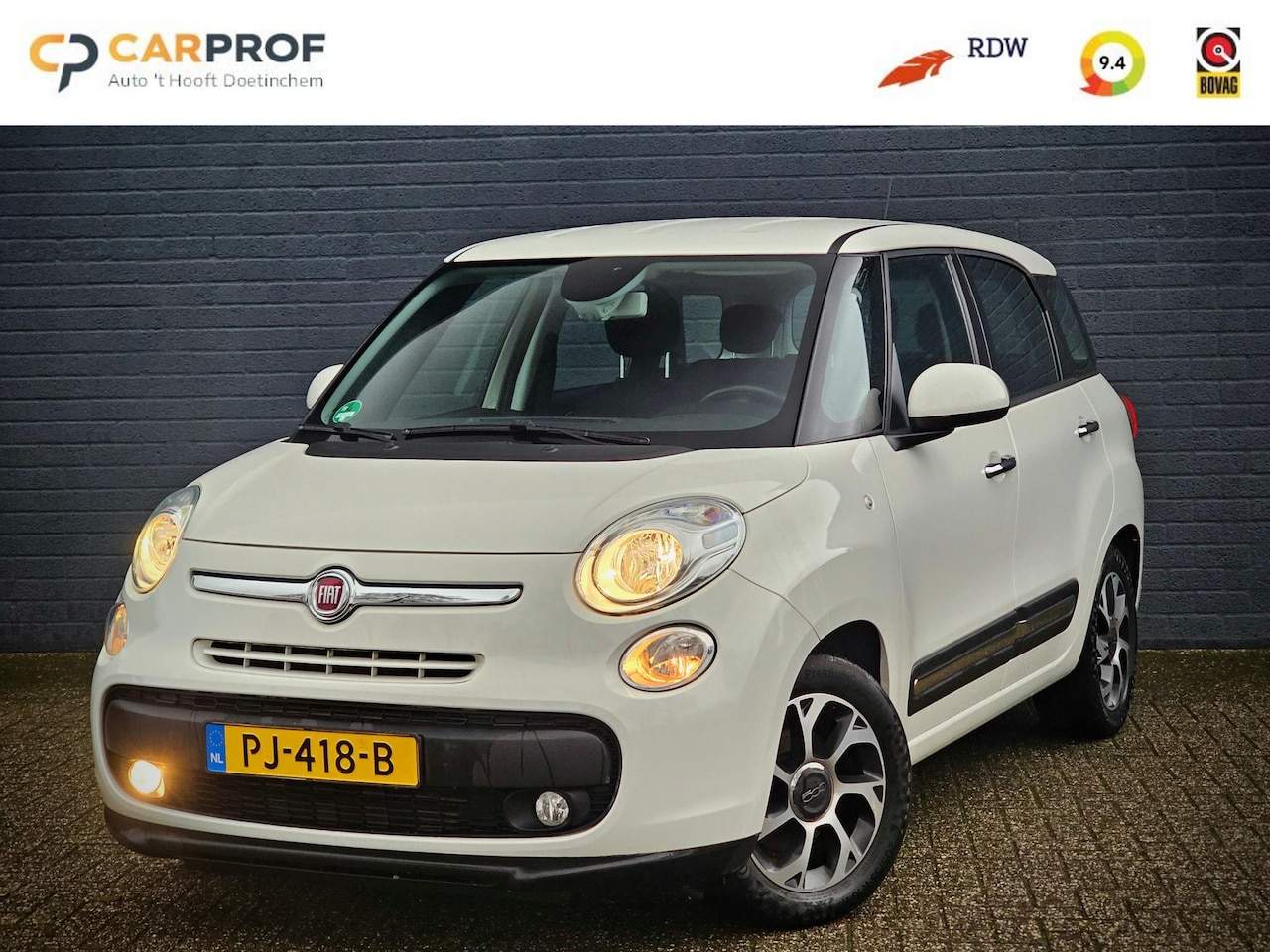 Fiat 500 L Living - 0.9 TwinAir Lounge / TREKHAAK / CRUISE - AutoWereld.nl