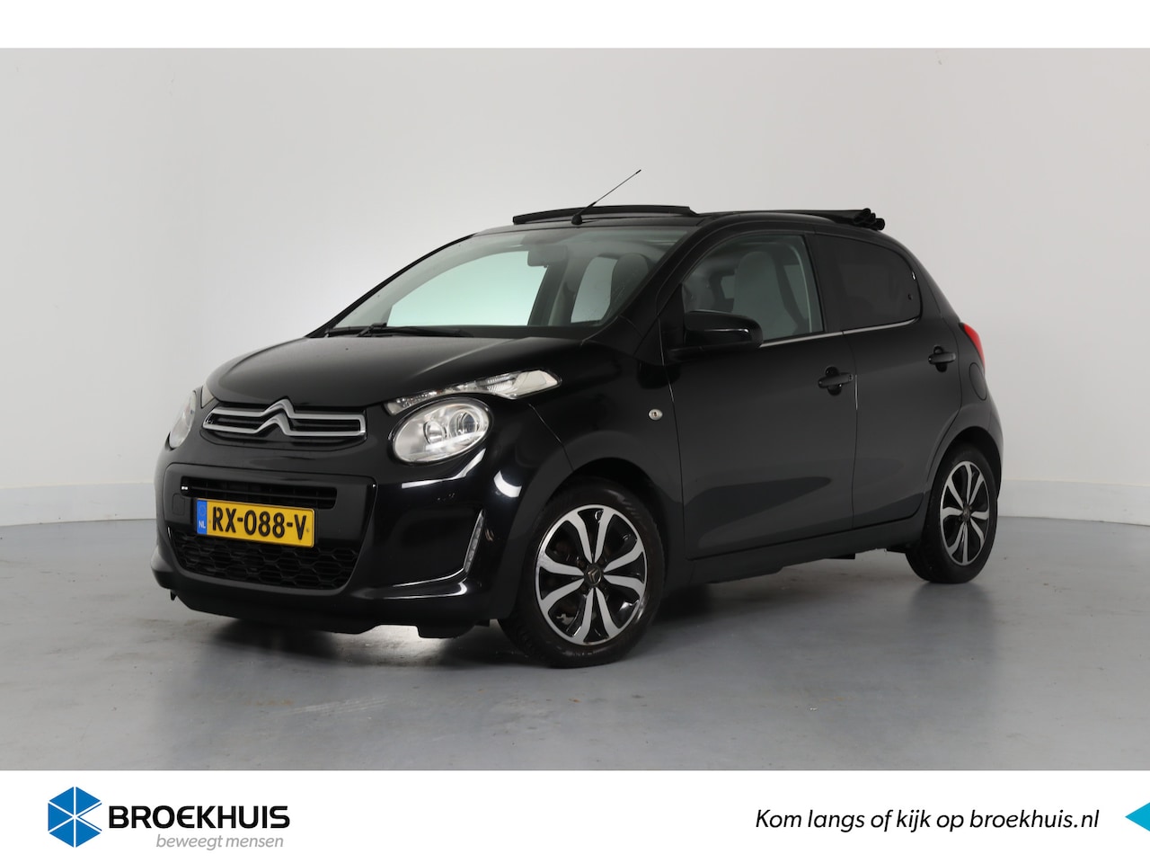 Citroën C1 - 1.0 e-VTi Airscape Shine | Open Dakje | Navi | Camera | Clima | DAB | Lichtmetalen Velgen - AutoWereld.nl