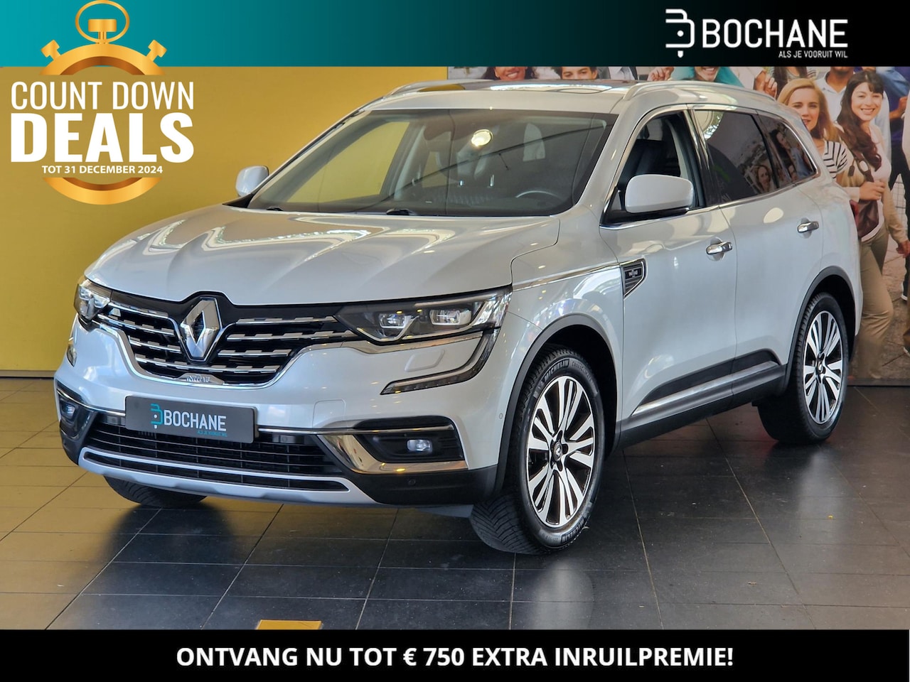 Renault Koleos - 1.3 TCe 160 EDC Initiale Paris | Panoramadak | Trekhaak | Camera | Leder | - AutoWereld.nl