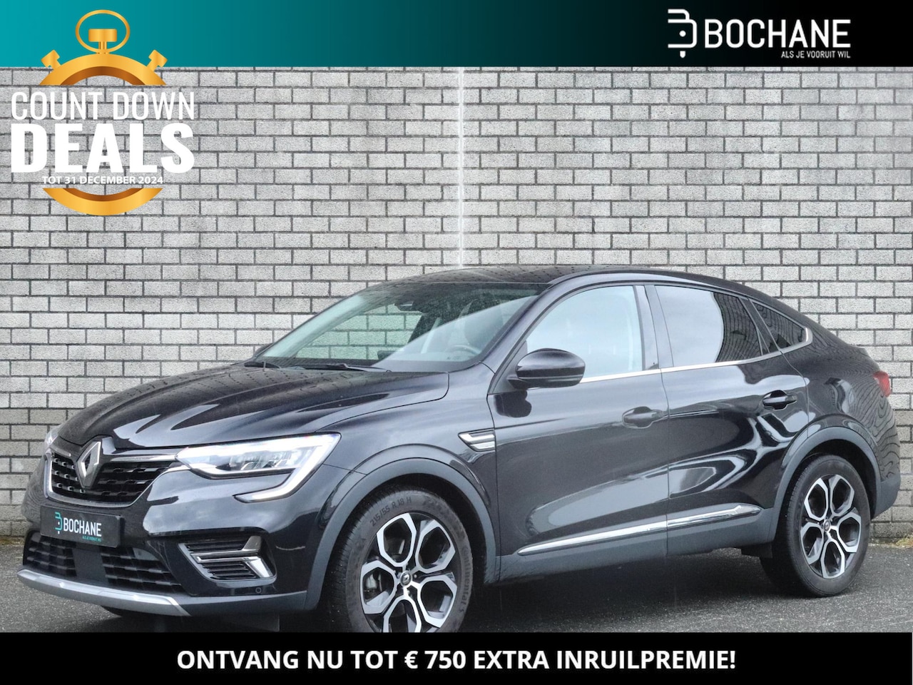 Renault Arkana - 1.6 E-Tech Hybrid 145 Intens | Trekhaak | Navigatie | Achteruitrijcamera | LM-Velgen | Ada - AutoWereld.nl