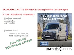 Renault Master E-Tech - L2H2, 3500kg, Z.E. Navigatie, Zero Emissie,