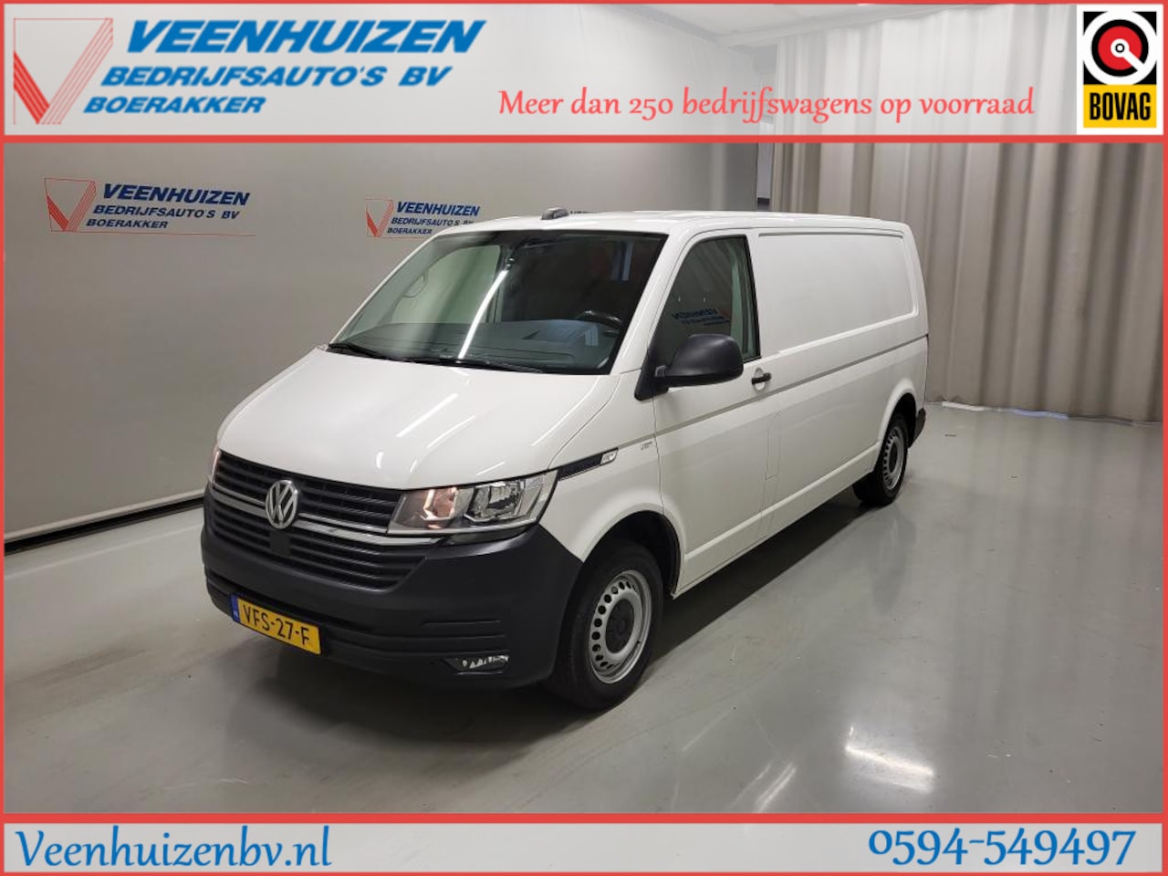 Volkswagen Transporter - 2.0TDI 111pk L2/H1 Euro 6! - AutoWereld.nl