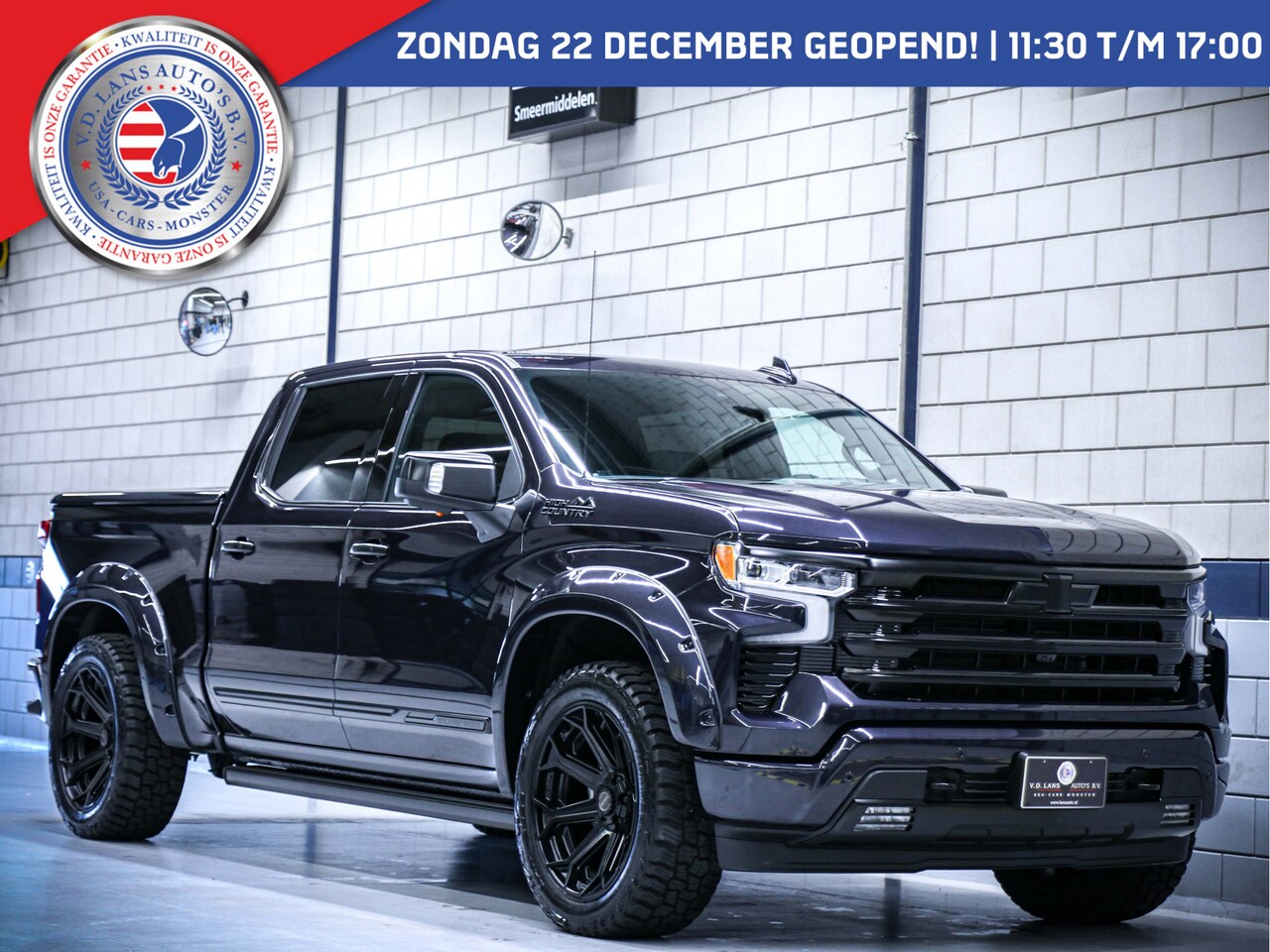 Chevrolet Silverado - 1500 High Country | Black Ops Dark Ash Metallic | 6.2L V8 - AutoWereld.nl