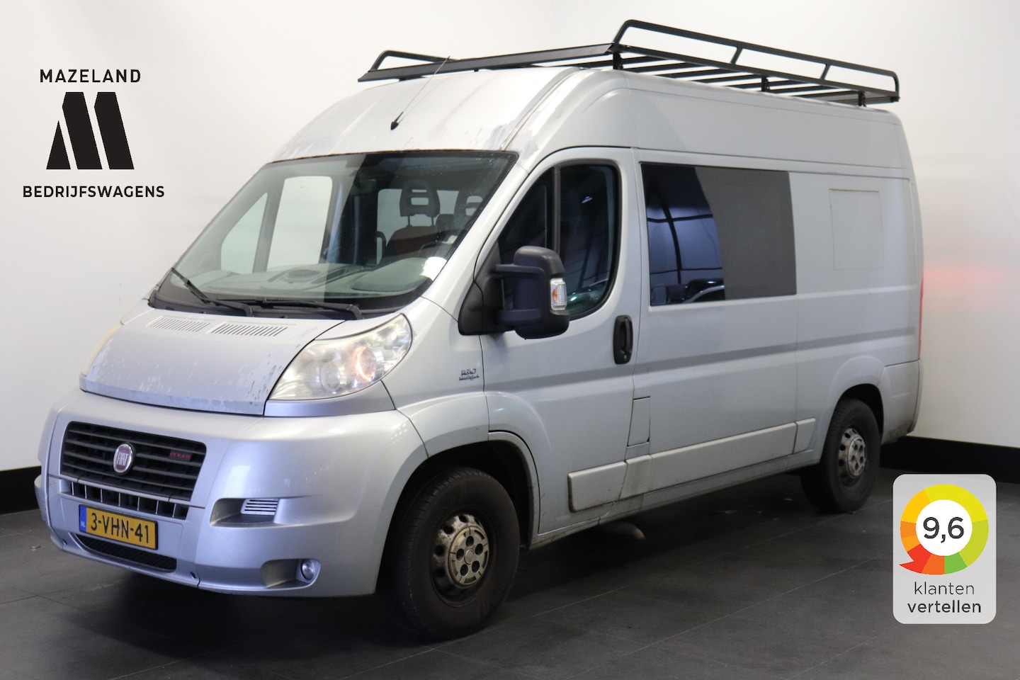 Fiat Ducato - 30 3.0 MultiJet 158PK L2H2 Dubbel Cabine Automaat - Airco - Cruise - Camera - € 4.450,- Ex - AutoWereld.nl