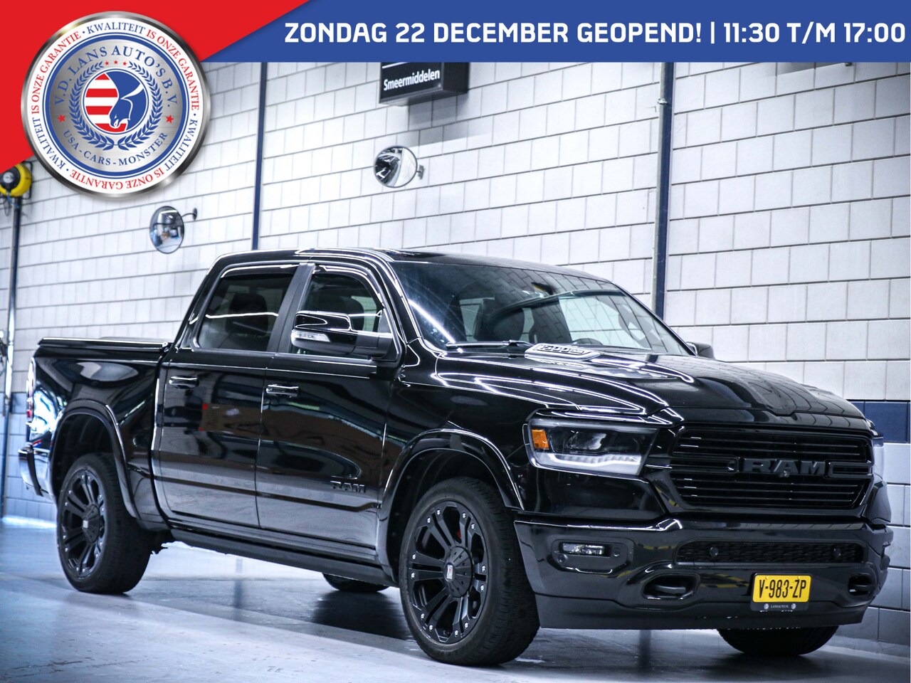 Dodge Ram 1500 - Laramie Night | Full option + Luchtvering | Nieuw geleverd + 1e eigenaar | 5.7L HEMI V8 4x - AutoWereld.nl