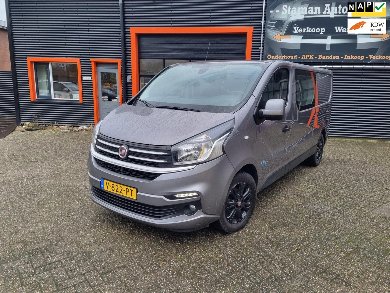 Fiat Talento - 1.6 MJ EcoJet L2H1 DC SX dubbelcabine, camera, navi , lichtmetaal, pdc - AutoWereld.nl