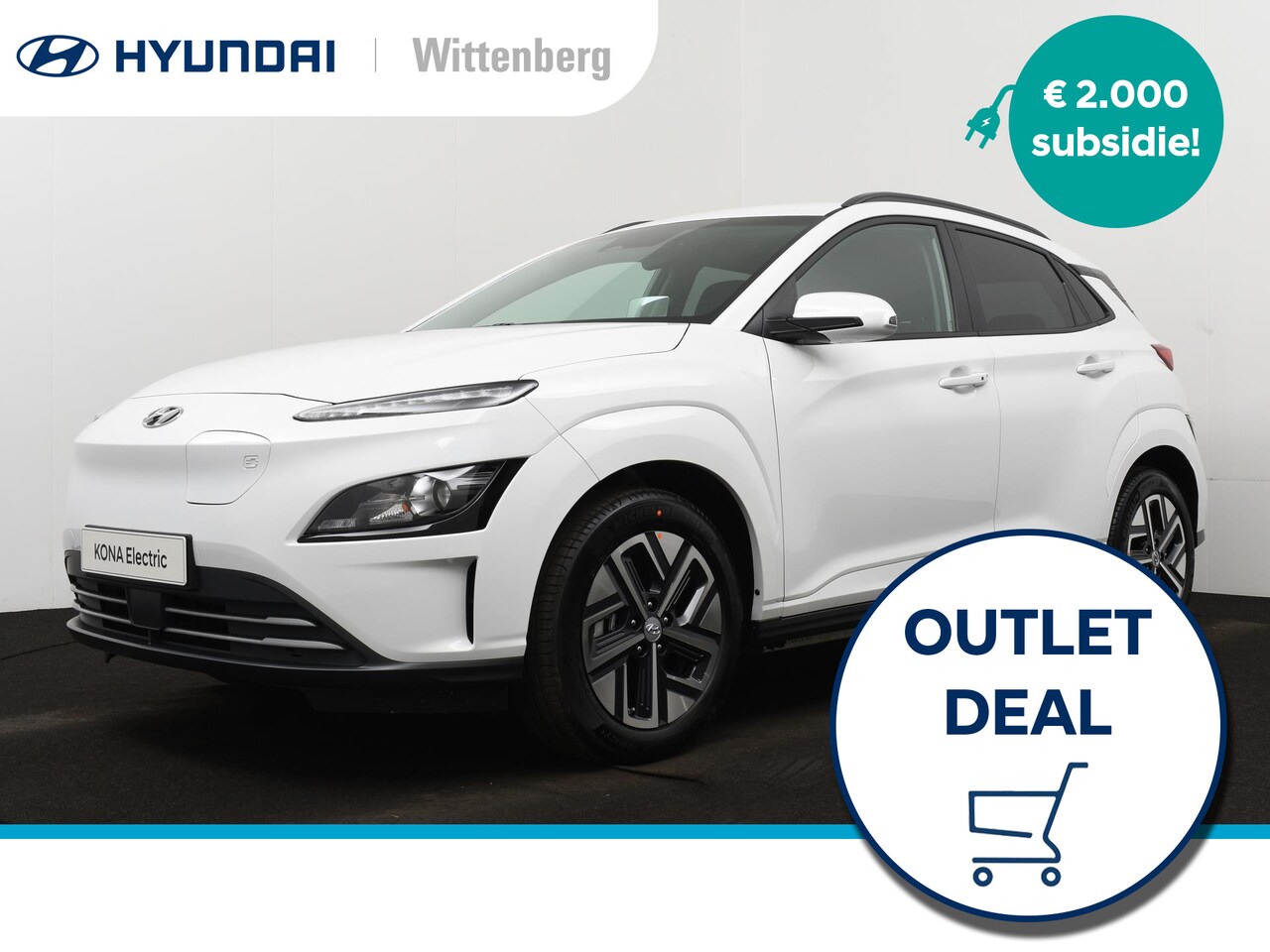 Hyundai Kona Electric - Fashion 39 kWh | € 2.000,- Subsidie mogelijk! | Warmtepomp | Bluelink app | Head-up displa - AutoWereld.nl