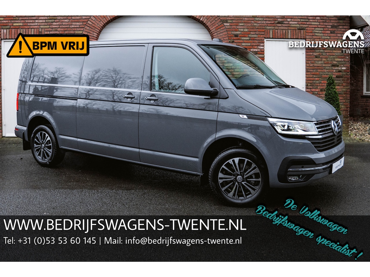 Volkswagen Transporter - T6.1 2.0 TDI 150 PK DSG L2H1 A-Klep ACC | Lane Assist | Side Assist | Virtual cockpit | 2x - AutoWereld.nl