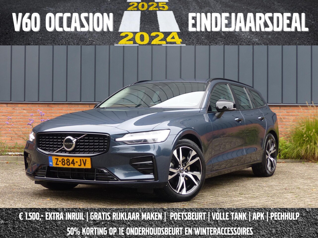 Volvo V60 - 2.0 B4 Plus Dark 2.0 B4 Plus Dark - AutoWereld.nl