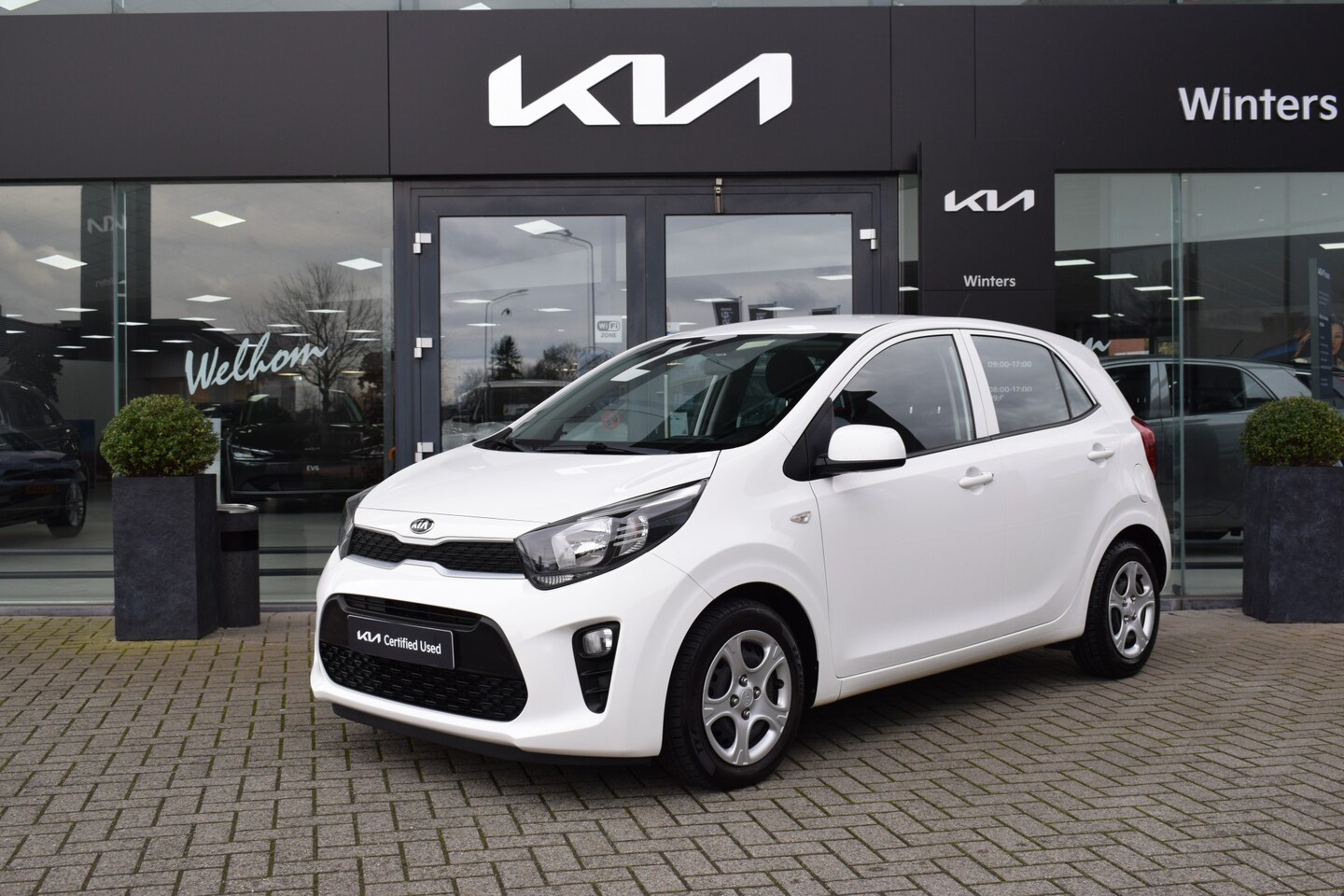 Kia Picanto - 1.0i-12V ISG EconomyPlusLine 5-Drs Airco ABS Airbags Stuurbekr. Audio+BT+USB 7jr.Garantie - AutoWereld.nl