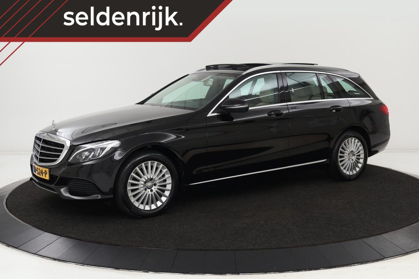 Mercedes-Benz C-klasse - 180 Avantgarde Exclusive | Panoramadak | Full LED | Stoelverwarming | Trekhaak | Leder | P - AutoWereld.nl