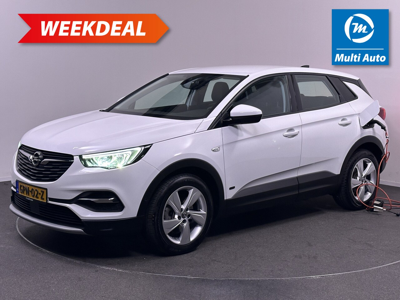 Opel Grandland X - 1.6 Turbo Hybrid Elegance Plug in Hybrid 225pk PHEV | Half Lederen Bekleding | Apple Carpl - AutoWereld.nl