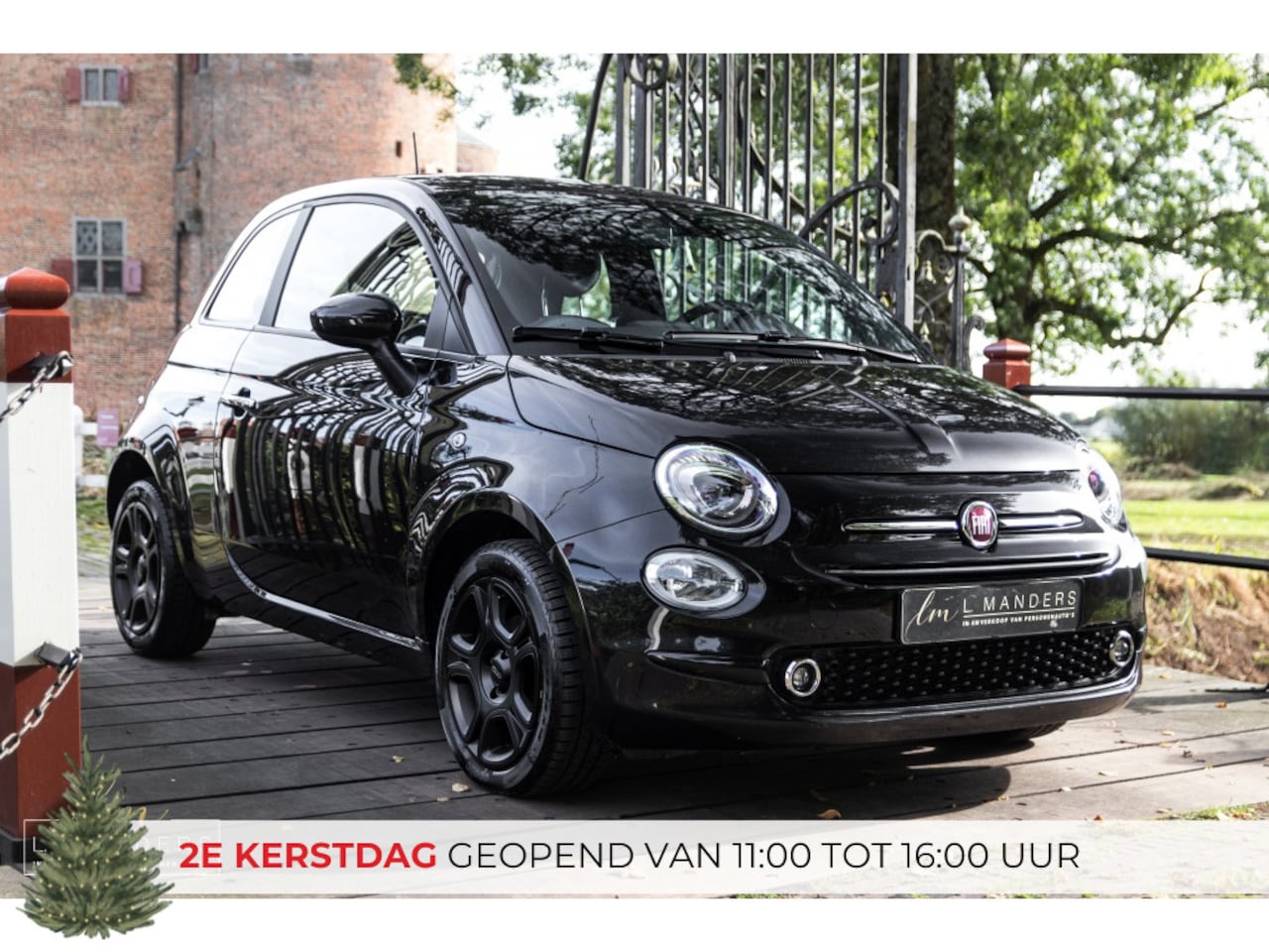 Fiat 500 - 1.0 Hybrid Club 2022 ZWART | Airco | Apple CarPlay - AutoWereld.nl